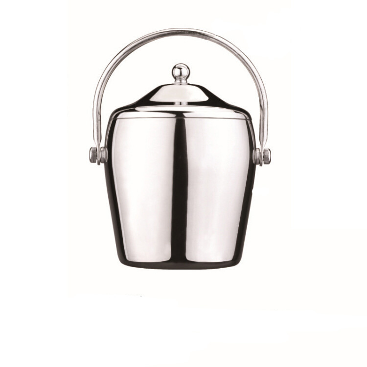 Double stainless steel ice bucket high quality thermal insulation ice blocks wine refrigerated storage tank font