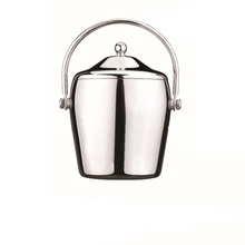 Double stainless steel ice bucket high quality thermal insulation ice blocks wine refrigerated storage tank font