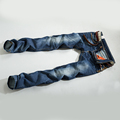 High quality famous brand upscale 100 cotton men jeans top designer trouser European and American style