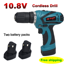 10.8V Lithium/ Li-ion Cordless Drill Power drill/battery drill Free shipping