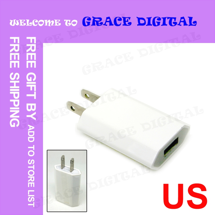 COMPETITIVE PRICE 20PCS/LOT AC Power USB Wall Cha...