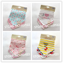 Free shipping 3pc lot 100 cotton baby boys and girls bibs baby towel bandanas chiscarf ldren