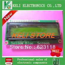 LCD1602 LCD 1602  yellow  / blue screen with backlight LCD display 1602A-5v