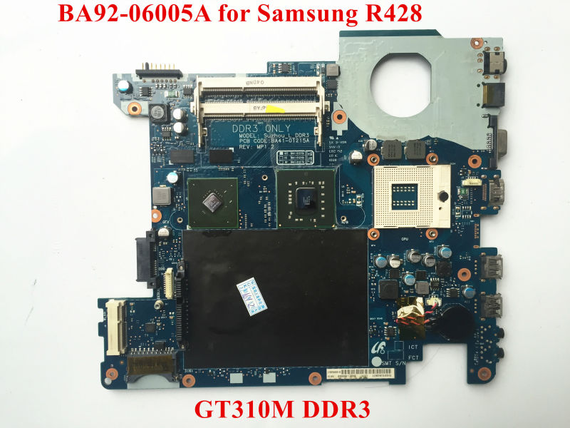 Оригинальная материнская плата ноутбука для Samsung R428 материнская плата BA92-06005A PM45 память DDR3 GT310M полностью протестирован, работает идеально Оригинальная материнская плата ноутбука для Samsung R428 материнская плата BA92-06005A PM45 память DDR3 GT310M полностью протестирован, работает идеально