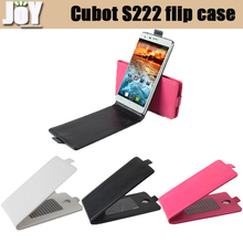 Free shipping New 2014 mobile phone case & bag PU leather case Cubot S222 Flip cover mobile phone accessories three colors