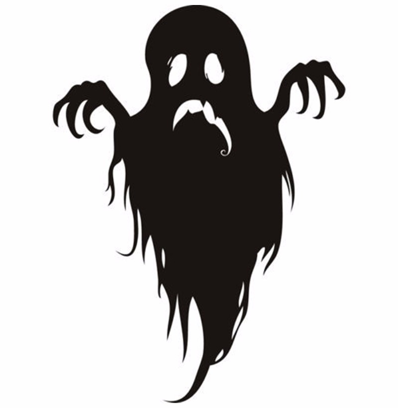 33x44 Cute Halloween Cartoon Funny Black Ghost Pattern Wall Sticker Bedroom Home Party Living Room Decoration Kids Room Ornament Kids Party Decoration Party Decorationdecoration Party Aliexpress