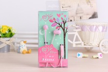 KeeKa KA-32 In-Ear Fashionheadphone colorful earbuds OEM mobile phone stereo earphone with MIC for Iphone samsung xiaomi LG
