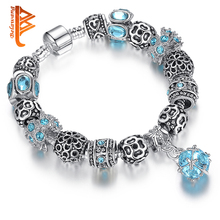 Authentic 925 Spacer Silver Coronary heart Appeal Bracelet Match Authentic Bracelet for Girls DIY Crystal&Glass Beads Genuine Jewellery PS3601