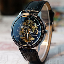 Creative Fashion Mechanical Watch Men Hollow Skeleton Automatic Mechanical Stainless Steel Wrist Watch