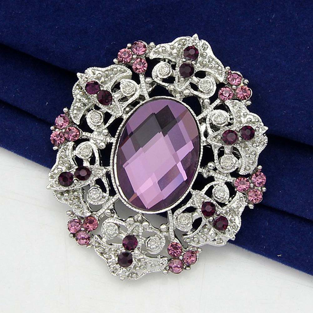 Online Buy Wholesale purple brooch from China purple brooch Wholesalers
