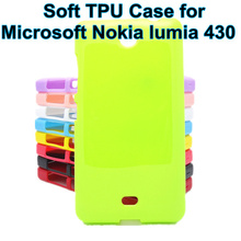 Силиконовые мягкий гель тпу чехол для nokia microsoft lumia 430 N430 чехол крышка