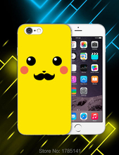 1pcs Cute Pocket Monster Pikachu hard white Skin Case for iphone6 (4.7inch) and iphone6 plus(5.5inch) Retail