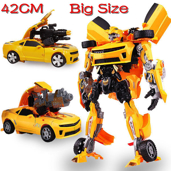 2015 Hot Sale Original Box 47CM L Size Transformation Toys Kids Children Robot BUMBLEBEE Autobots Car Anime Action Figure Class