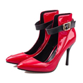Women Pumps 2015 Fashion Brand High Heels Shoes Sexy Red Bottom Pointed Toe Party Shoes