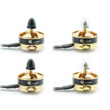 4pcs Le Todar Gold 2204 2300KV Brushless Motors for QAV250 ZMR250 Quadcopter se