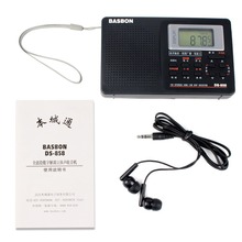 Portable Full Band FM stereo MW SW DSP Radio TV sound World Band Receiver with Timing