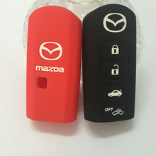 Silicon Cover Remote Key Silicone Protecting Key Car Case Cover Fob Holder For MAZDA CX 7
