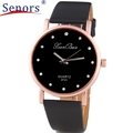 relogio masculino erkek kol saati reloj mujer PU Leatheroid Band Round Dial Quartz Wrist Watch Dropshipping