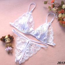 Free shipping 2014 fashion 2pcs set New sexy lingerie Open Chest Bra Underwear lace gather