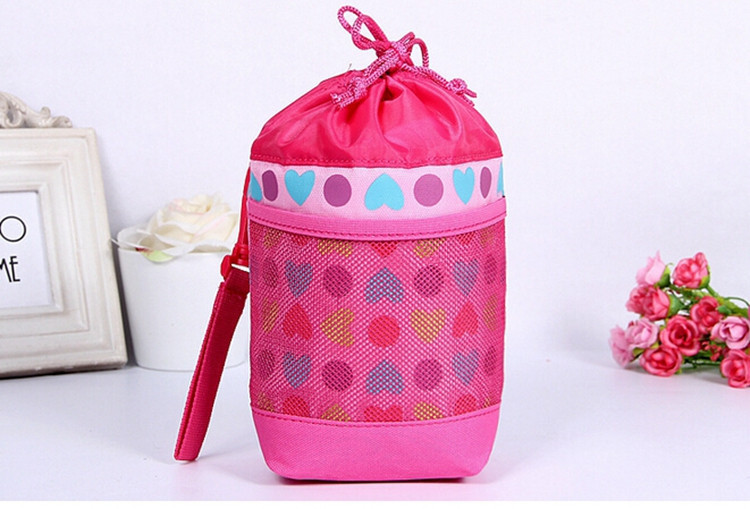 Cute Children School Water Bottle Cover Baby Feeding Insulation Bags Infant Thermos Baby Feeding Bottle Bag Fresh Food Lunch Bag (7)