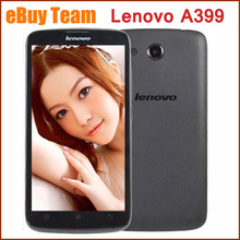 Original lenovo A399 MTK6582M Quad core Cell phones 512MB 4GB 5 0 Dual Sim Android 4