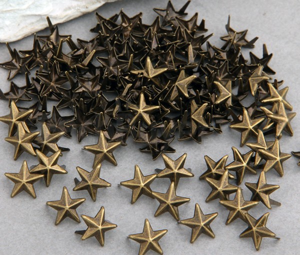 Description Picture 3 of item100pcs Iron Thorn Round Studs Rivet Spots for Sewing Rivet Punk Bag Belt 10mm Apparel Sewing Garment Rivet Remaches para cuero