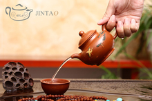 Yixing purple clay painting teapot zisha sand tea pot kungfu set 250ml JN1310