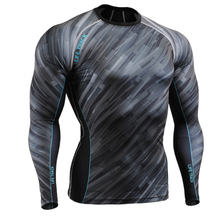 Life On Track Professional Mens Compression Shirts Base Layer Workout Fitness MMA Gym Running Body Building T-Shirt Sports Wear