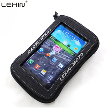 Lexin 5.5″ Black Rainproof Motorcycle Oil Fuel Tank Bag Magnetic Saddle Bag Cover for Iphone6 6plus Samsung Glaxy S3 S4 Note2 3