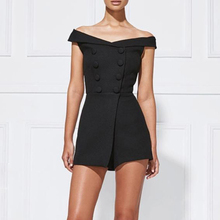 2016 Summer Women Playsuits Casual Jumpsuits Fashion Bodysuits Romper Suit Strapless Shorts Bodycon Rompers Girls Jumpsuit