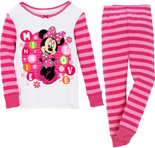 Retail free shipping 2013 new 100 cotton Hello kitty baby pajamas of the children leopard pyjamas