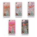New Merry Christmas Tree Dynamic Colorful Quicksand Glitter Phone Case For iphone 7 7Plus 6 6s