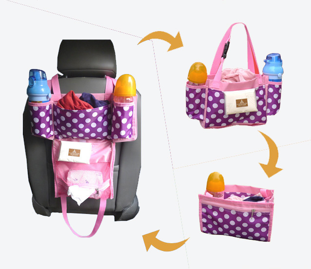 Buy Multifunctional 3 in 1 Waterproof Dot Print Baby