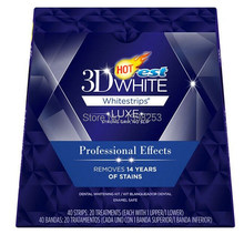 oral hygiene 1 box dental teeth whitening 20 Pouches Brand 3D White LUXE Professional Effects dental
