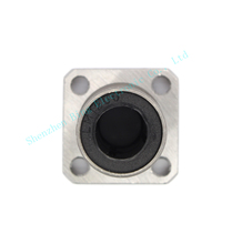 4pcs 3D printer CNC parts LMK12LUU 12mm bearing square flange long linear ball bearing match linear