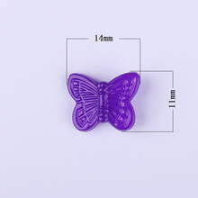 Fashion Large Size Mixed Acrylic Bow Beads 150pcs/Lot Wholesale Straight Hole Knot Beads For Kids DIY Jewelry Making Hot Sale