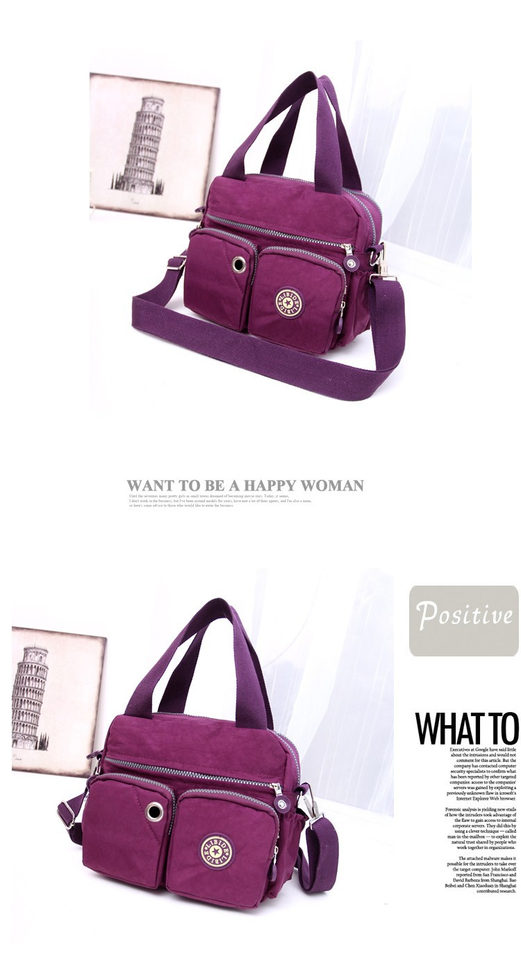 Women Brand Handbag Kip Tote Shoulder Cross-body Bag Bolsas Female