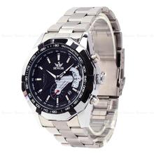 Sewor marca relojes para hombre de acero inoxidable mecánico automático relogio masculino calendario reloj para hombre 2 opción de color