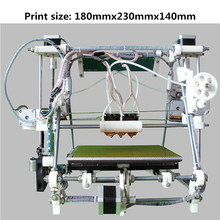 Reprap triclor 3d printer diy kit mendel multicolor tricolor triple nozzles triple extruder
