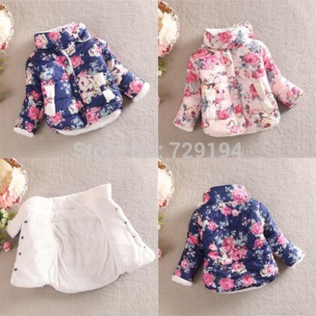 manufacturers Flowers 2014 Brand New Girls Jackets...