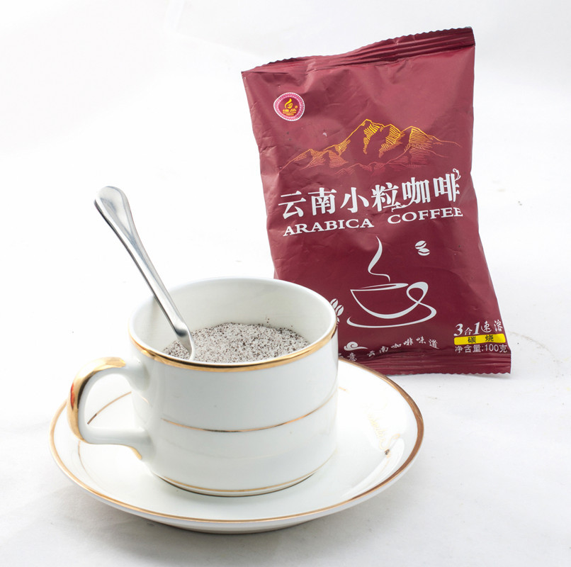 Small grain coffee instant coffee instant three in skgs charcoal flavor