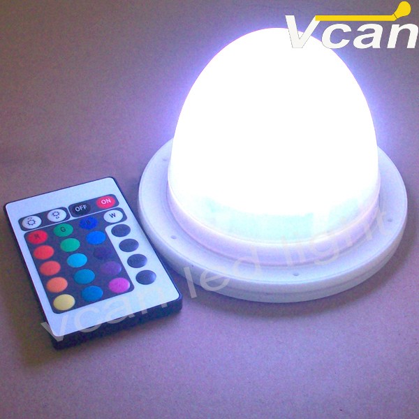 Waterproof Rechargeable Battery RGB LED Light Lamp