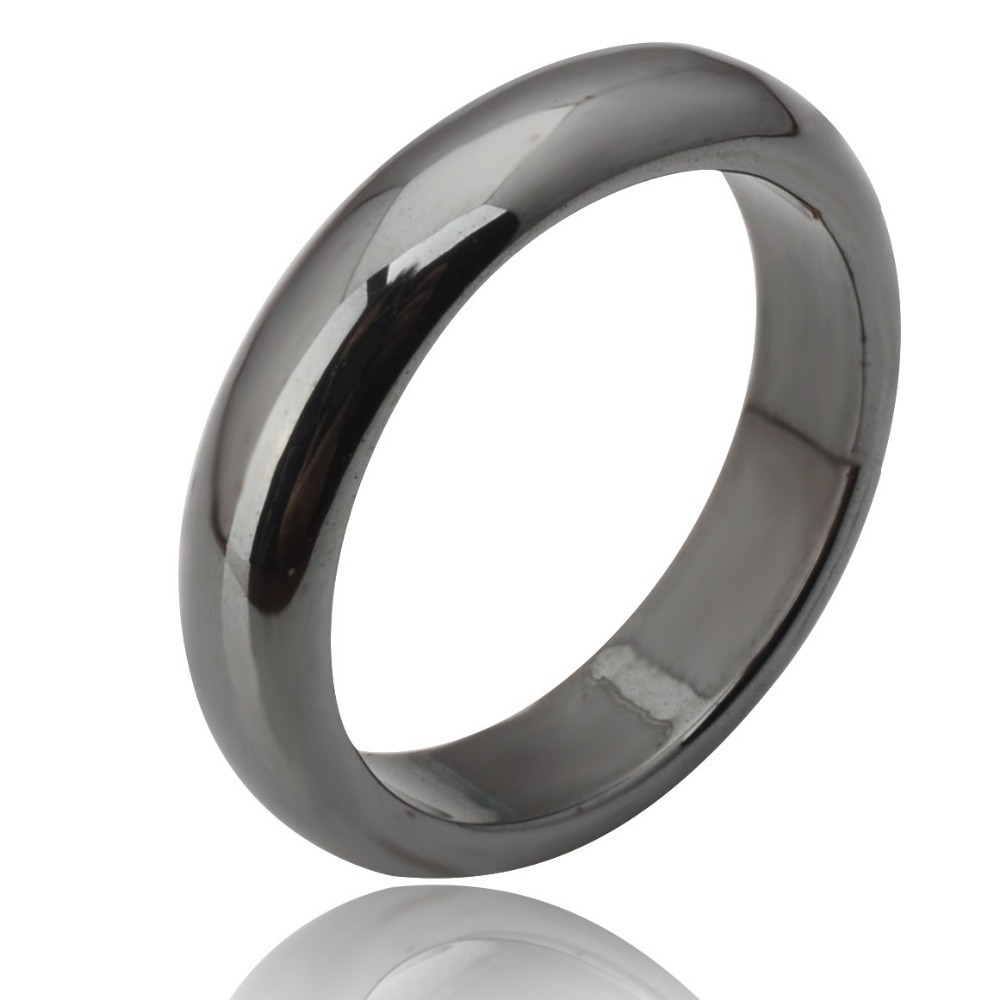 Hot Sale high quality stainless steel Hematite Magnetite jewelry engagement wedding couple rings for women and men love gifts