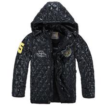 Size 110 150 Big Boy Outdoor Winter Jacket Good Quality Kids Coat Hooded Design Children Fashion