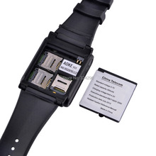 2015 Mini Smart Bluetooth Watch Dual Card Dual Standby BluetoothV2 0 WatchPhone AOKE AK922 GPS OTG