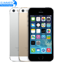 Original Unlocked Apple iPhone 5S Cell Phones iOS OS screen touch 4.0 inch Dual core GPG 8MP Camera 16GB/32GB Used Mobile Phone