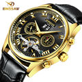BINSSAW 2016 Watches Men Luxury Top Brand tourbillon Mechanical Watch Fashion business sport casual Wristwatch relogio