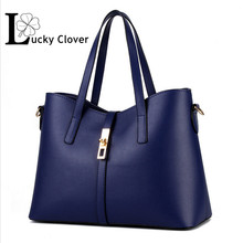High quality 2015 brand fashion big bag Retro PU leather women handbag messenger shoulder bag vintage