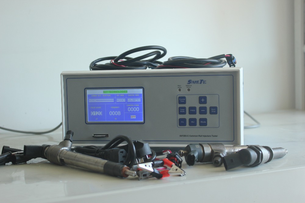 New Research BST203 C piezo and electromagnetic common rail injector tester for bosch delphi denso siemens