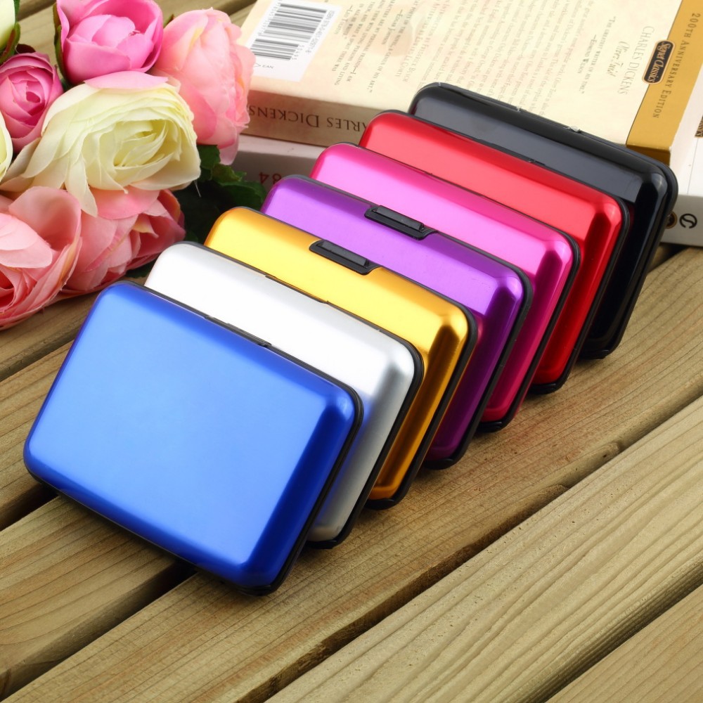RFID Scan Protection Aluminum Pocket Case RFID Scan Protection Credit Cards Aluminum Pocket Case